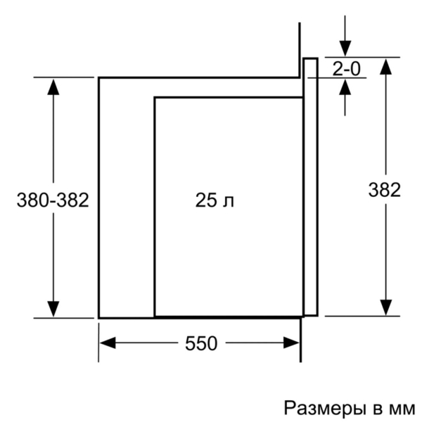 N 50 HLAWD53W0 (59x38cm) Встраиваемая